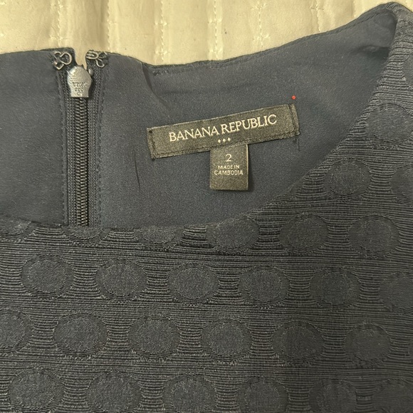 Navy blue banana republic work dress - Picture 4 of 5